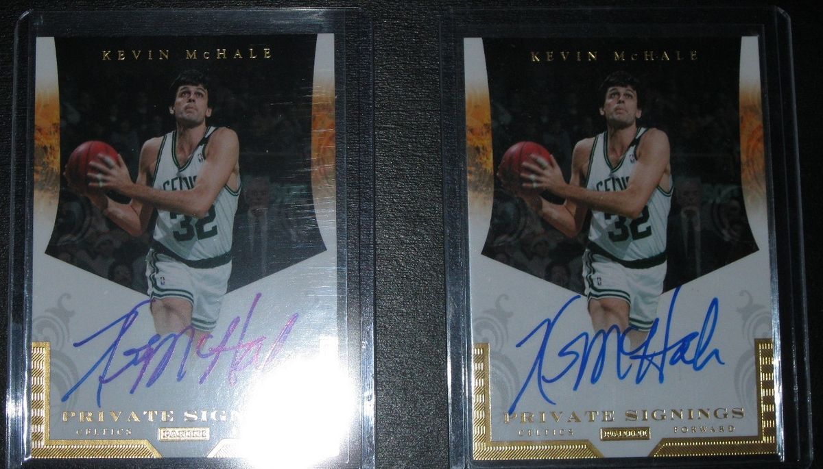 Kevin McHale Panini National Treasures Private Signings Auto