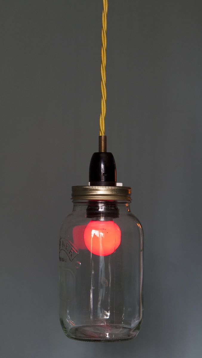 Vintage Kilner Ball Mason Jar Light