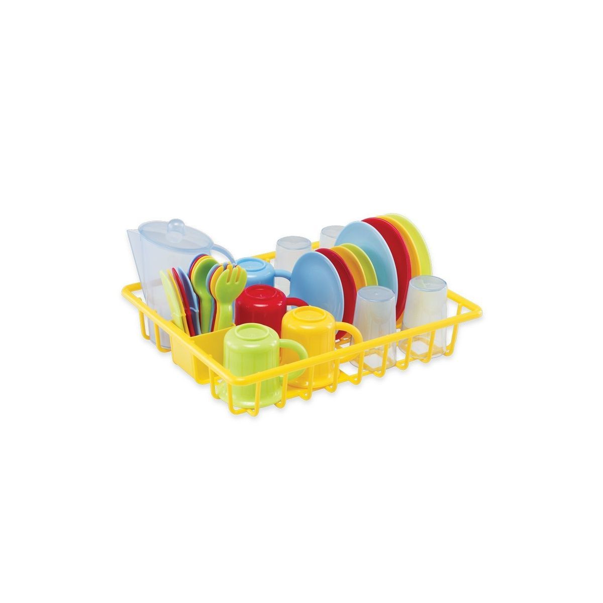 Dish Drainer Kids Kitchen Fun Pretend Play Kids Great for The