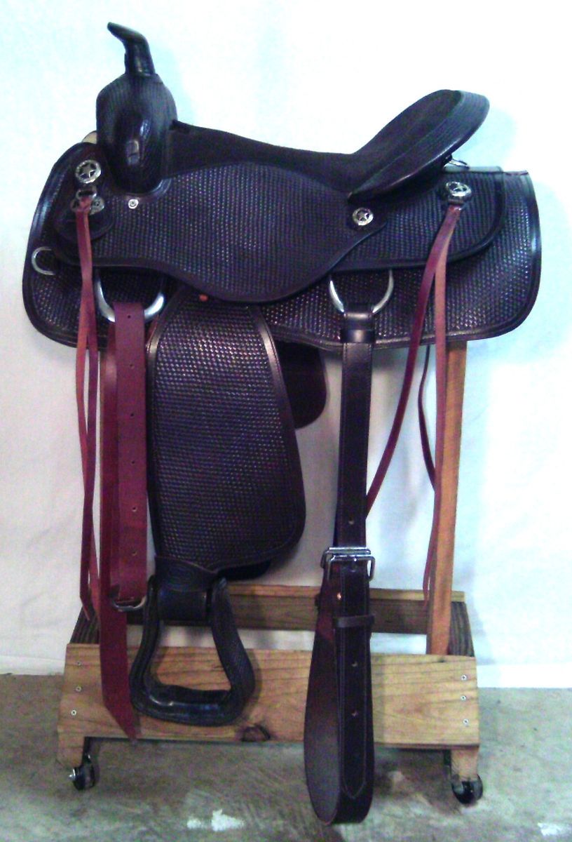 WESTERN SADDLE KING SERIES SADDLE HANDCRAFTED USED SADDLE HORSE SADDLE