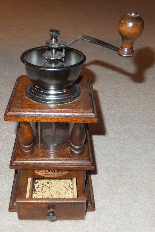 Vintage Mr Dudley Coffee Grinder Mill Works Great