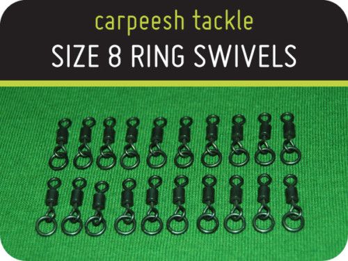 Flexi Ring Swivels Size 8 Carp Tackle Korda Compatible