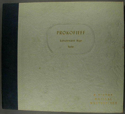 Prokofieff Lieutenant Kije Suite 78 RPM s Koussevitzky