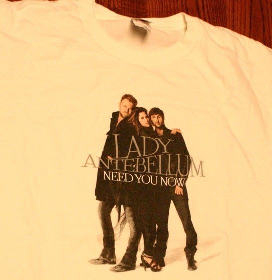 Vintage Sale $14 Delivered Lady Antebellum Nashville Country Tour T