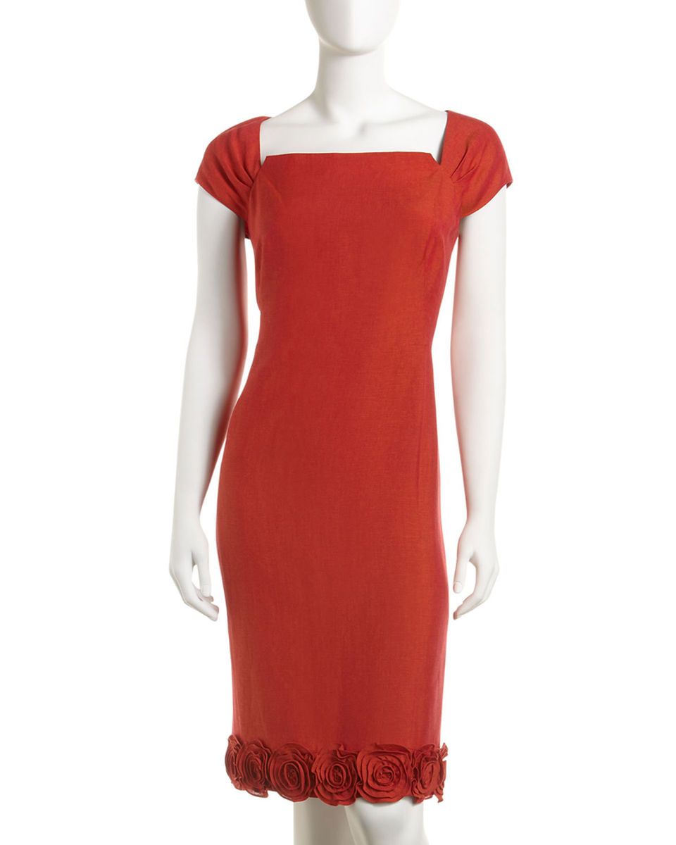 Lafayette 148 New York Cross Dye Dress