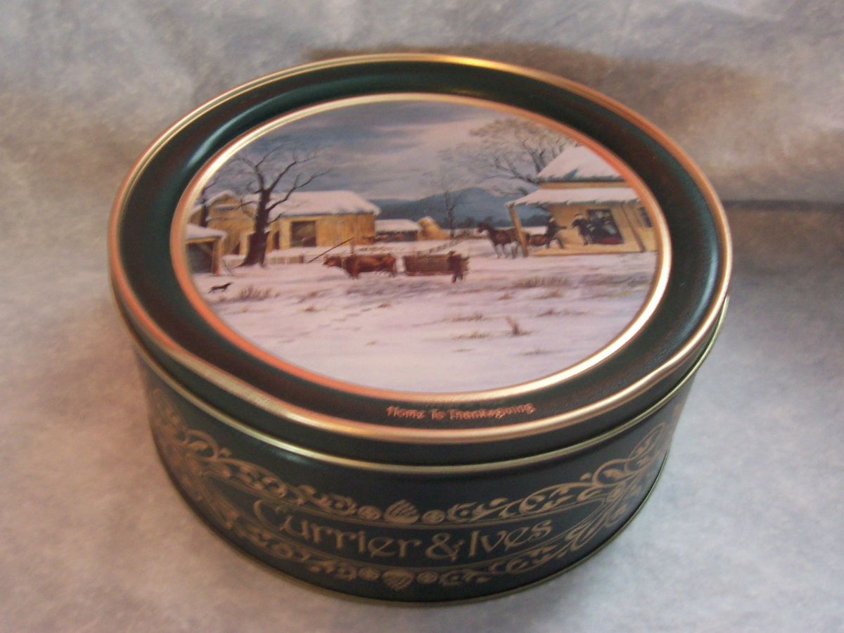 Currier & Ives Home To Thanksgiving Schwans Limited Holiday Edition