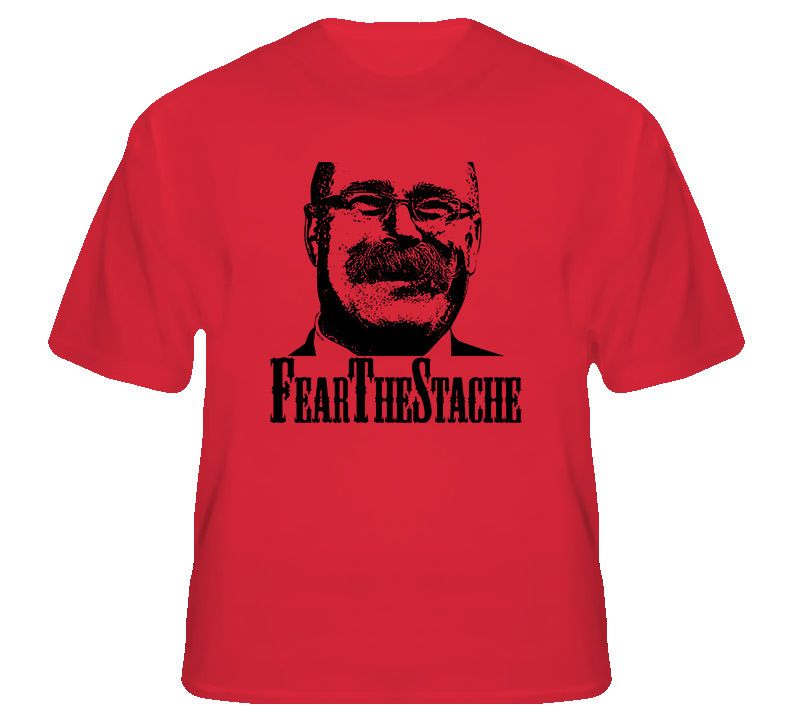 Paul MacLean Hockey Ottawa Fear The Stache T Shirt