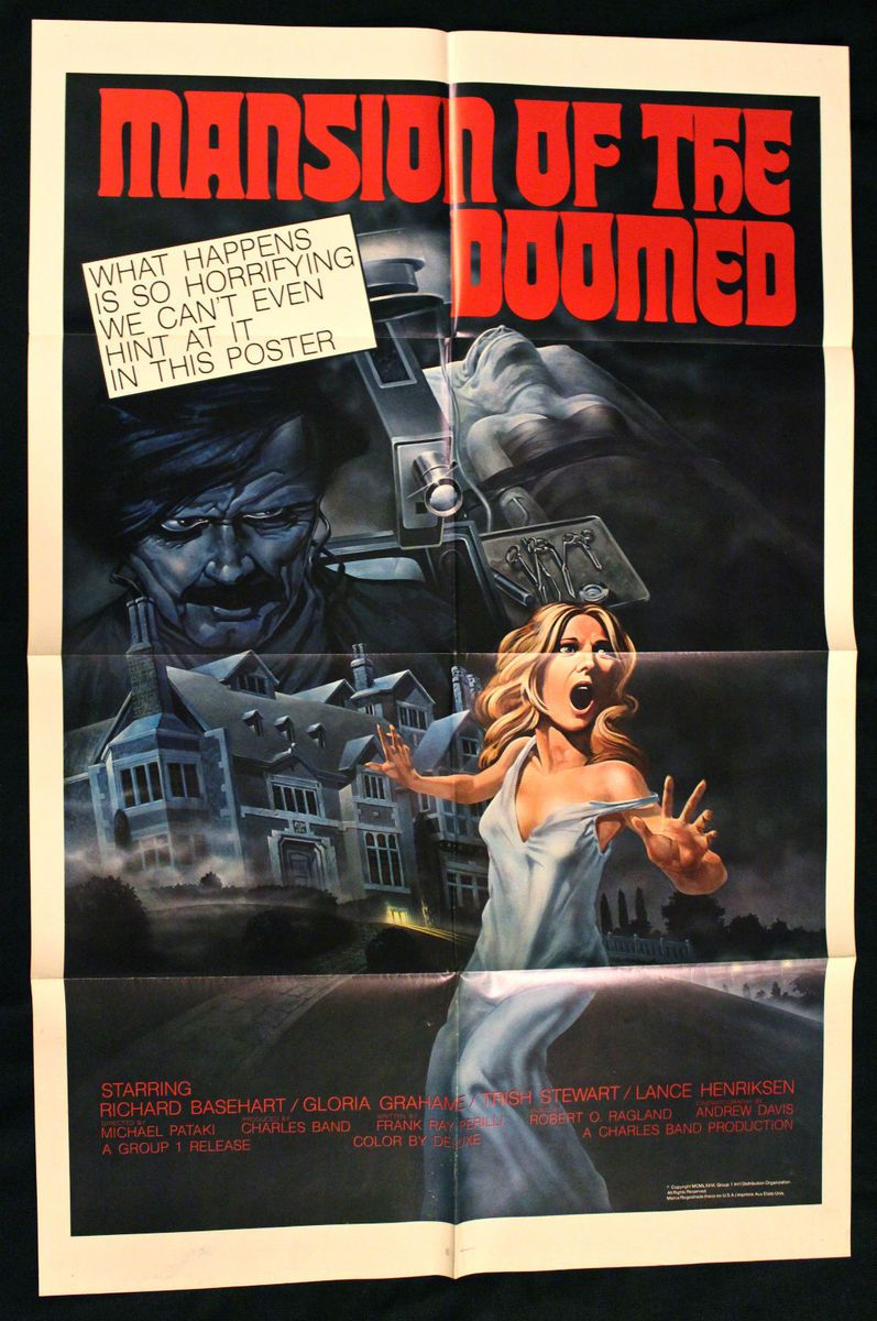 of The Doomed 1976 1sh Movie Poster Lance Henriksen Horror 76