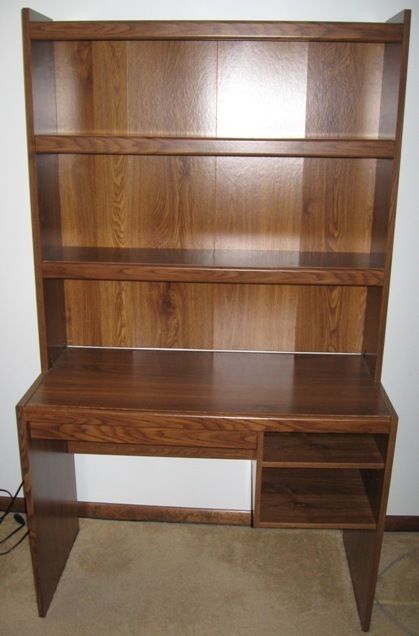 Desk with Hutch Shelf Unit in Laporte Indiana No Shipping