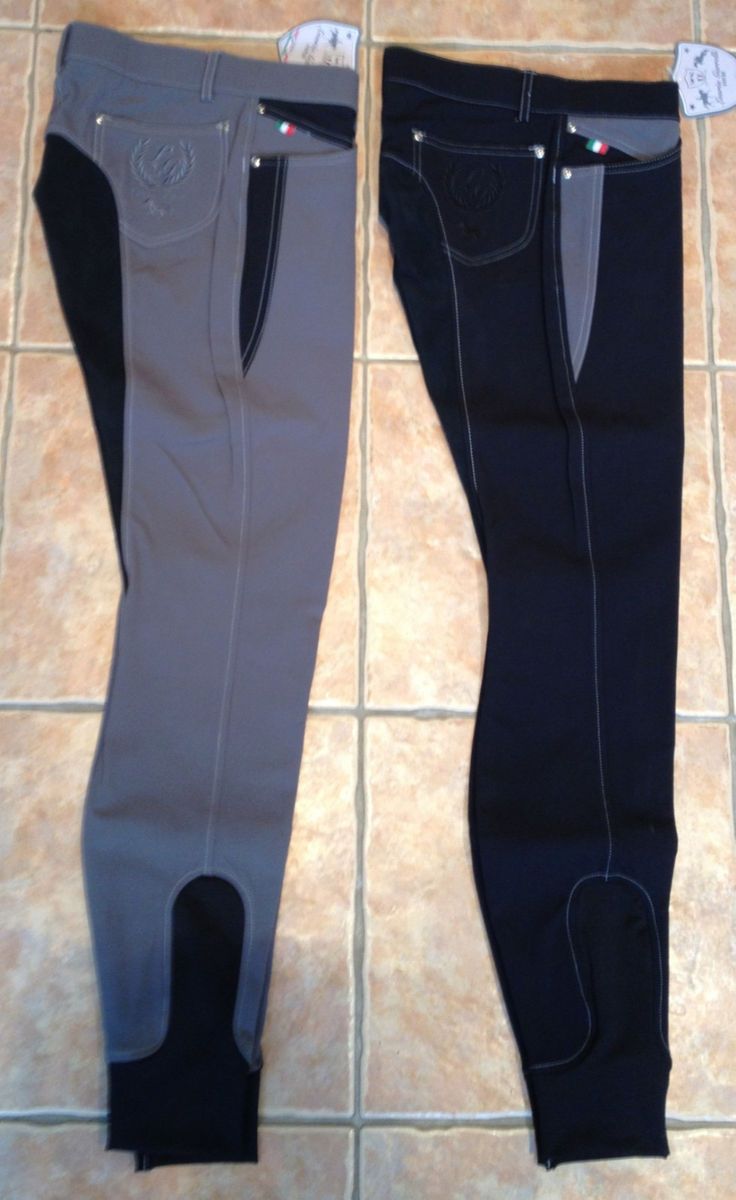 HKM Lauria Garrelli Yvonne Full Alos Seat Breeches Jodphurs Black or