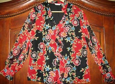 Laura Ashley Blouse Top Shirt Womens Ladies Size 12