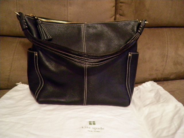 Kate Spade Black Leather Handbags Purses Bags