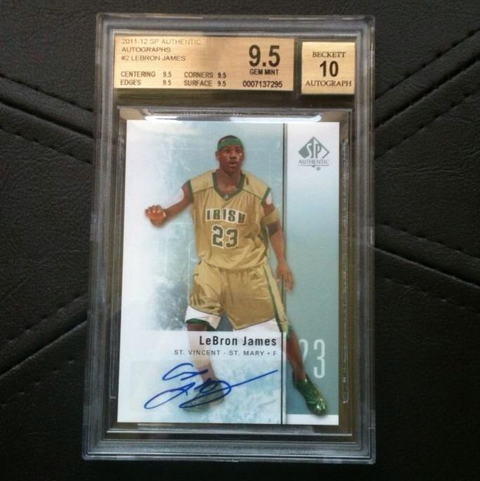 Lebron James Auto Bgs 9.5 Champs???