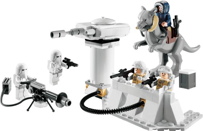 LEGO 7749 Star Wars Echo Base on Hoth w/ Tauntaun Han Solo Snow