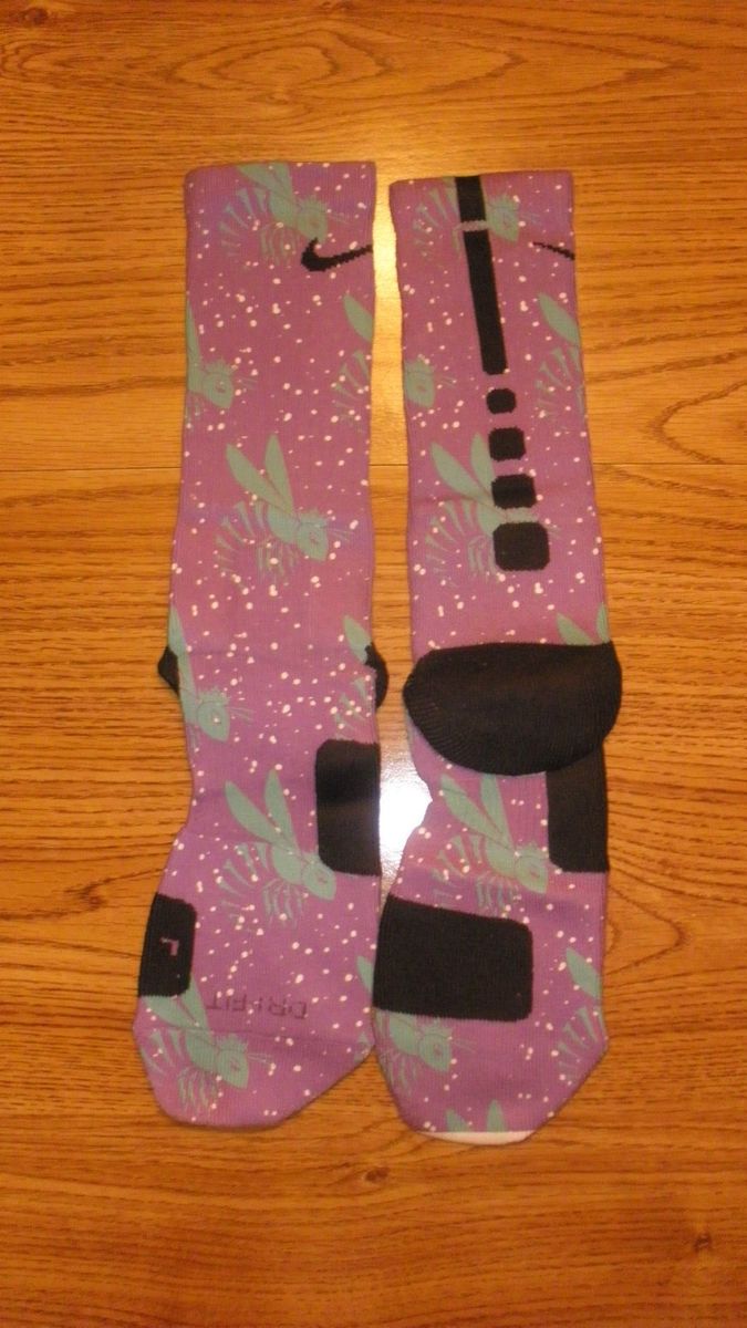 Summit Lake Hornets Lebron James Nike Elite Basketball Socks