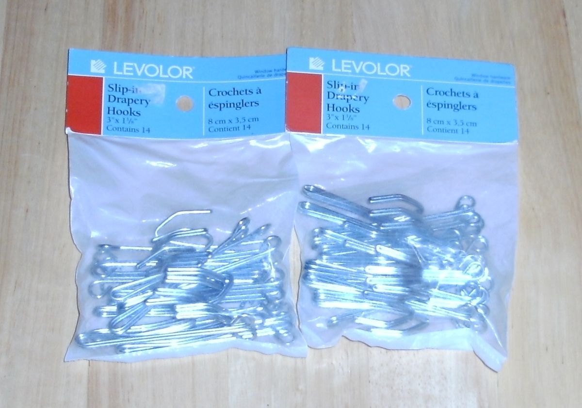 Drapery Hooks Vintage New Window Hardware Levolor China Curtain