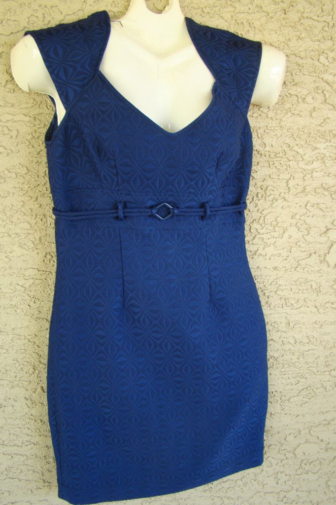 MSSP Career Dress Fab Royal Blue Jacquard $138 M