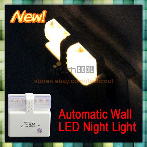 Light Control Energy Saving Automatic Light Nightlight Wall LED Night