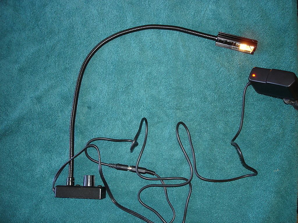 Littlite 18 Fixed Gooseneck Task Light AC or DC Halogen or