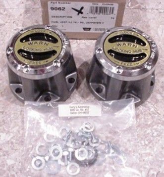 WARN 9062 4WD Locking Hubs Jeep CJ 6 Bolt IH International Harvester