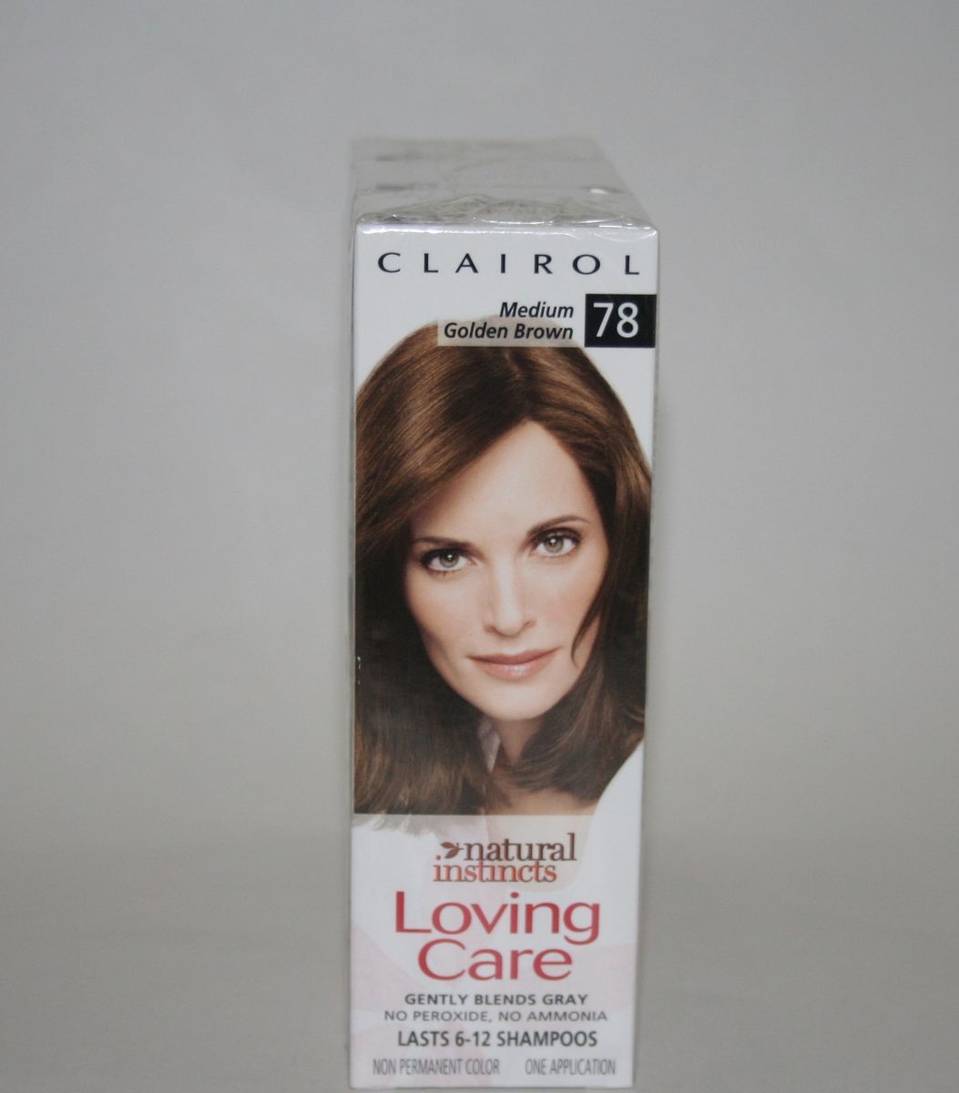  Boxes CLAIROL Loving Care Medium Golden Brown 78 Lot hair color Wow