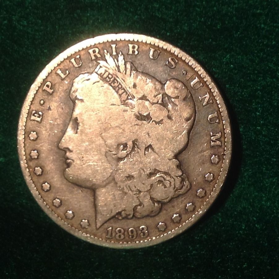  1893 O 1893 O MORGAN SILVER DOLLAR RARE COIN MORGAN DOLLAR