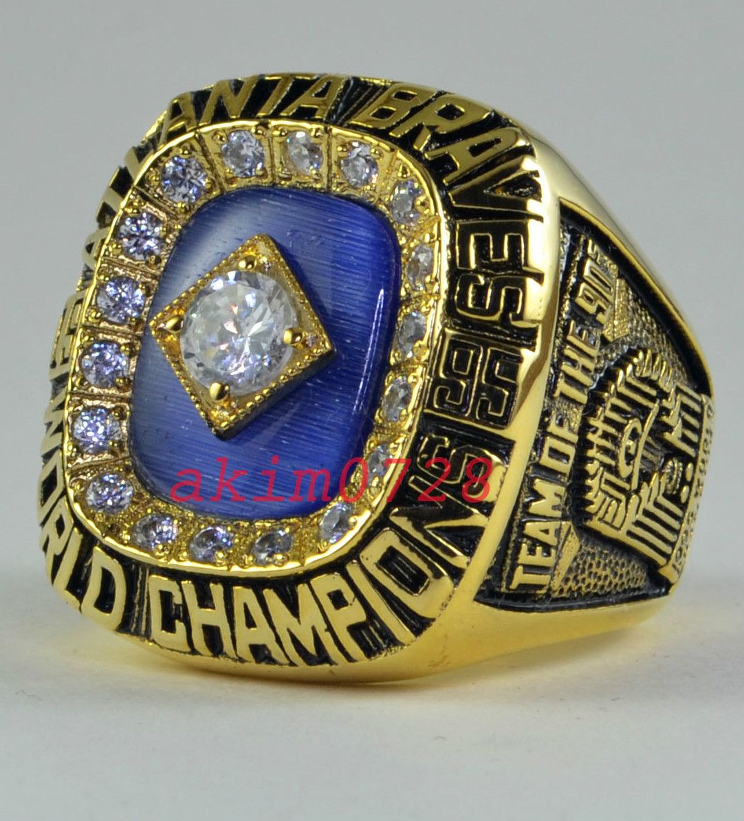 1995 Atlanta Braves Ring Greg Maddux World Series Championship