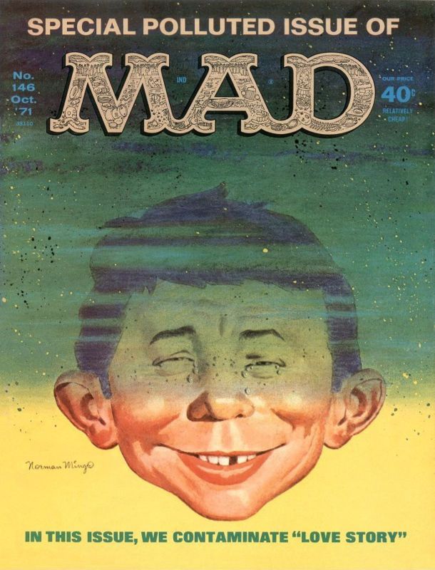 Mad Magazine #146 Love Story/Amusement Parks/Sesame Street/Pollution