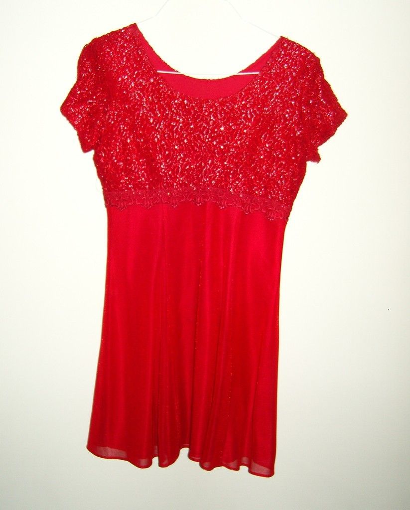 Womens Red Evening Dress by Molly Malloy Petite