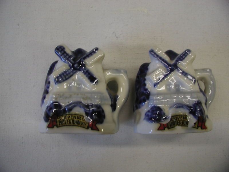 Vintage Occupied Japan Salt Pepper Shakers Windmills