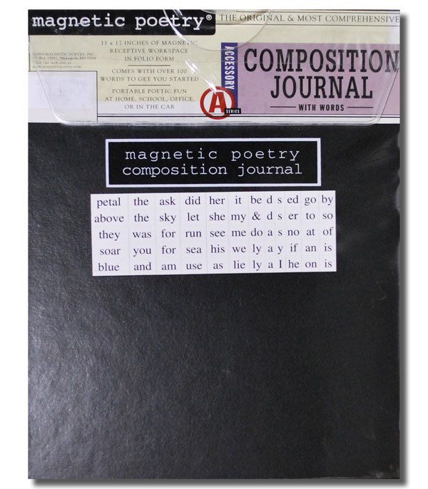 Magnetic Poetry® Magnetic Word Composition Journal 9063