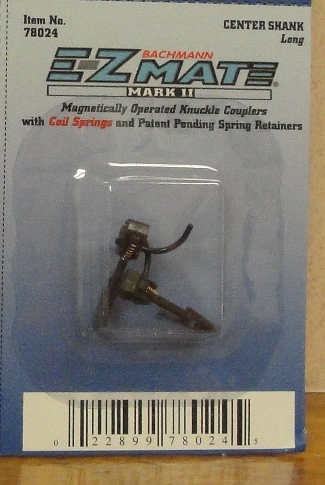 HO Bachmann EZ Mate Mark II Center Knuckle Coupler Long Bac 78024