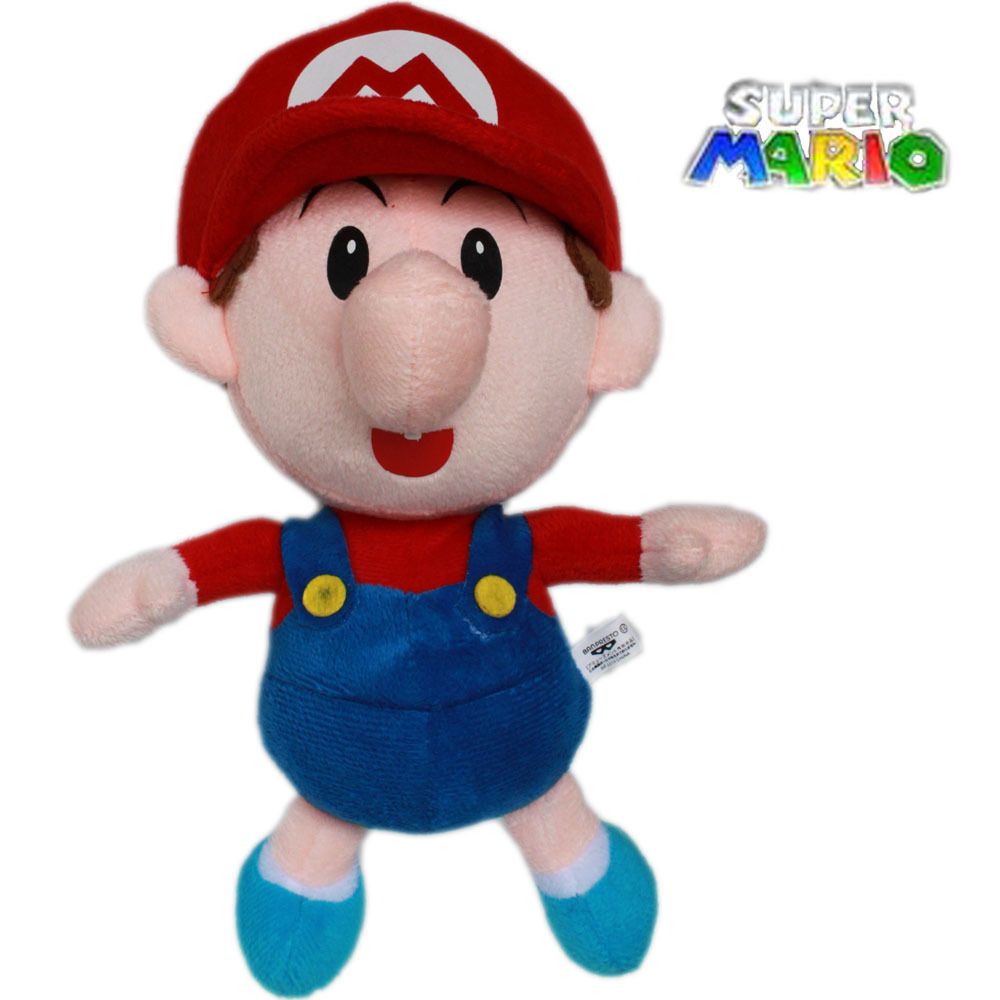 Nintendo Game Super Mario Brothers 22cm Plush Toy Baby Mario Stuffed