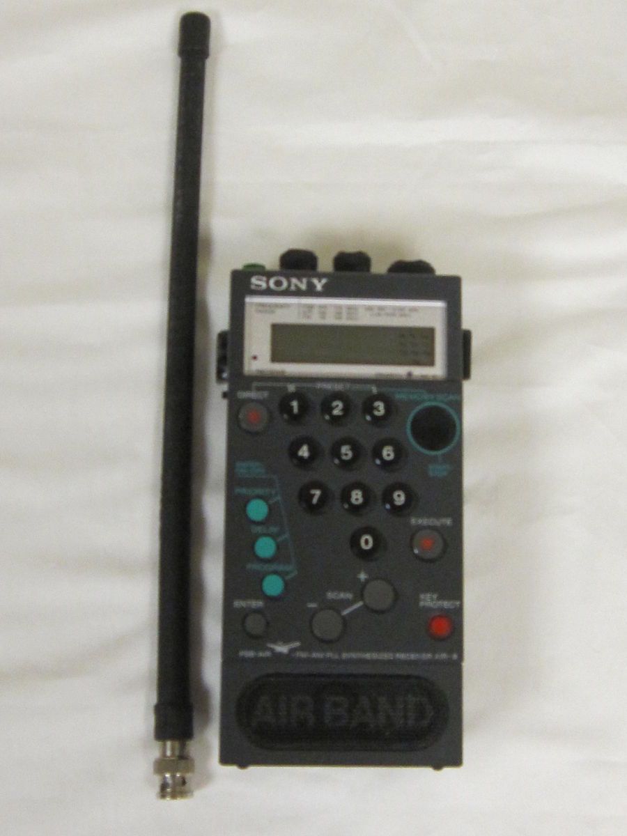 Portable Air Am FM Radio Receiver Scanner w Rubber Duck Antenna
