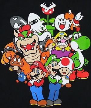 Nintendo Mario Luigi Yoshi Wario Funny Mens T Shirt XL