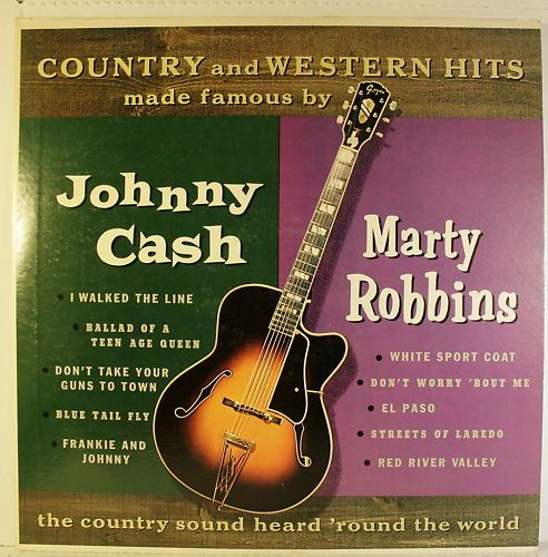 Johnny Cash Marty Robbins Country Western Hits Record