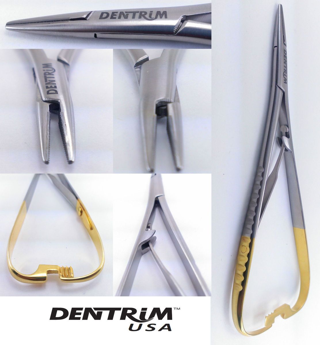 Mathieu Ligating Plier Gold Interlock Handle Orthodontic Ortho dental