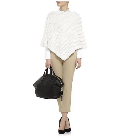 BCBG Mattie Fur Poncho from Harrods com $765