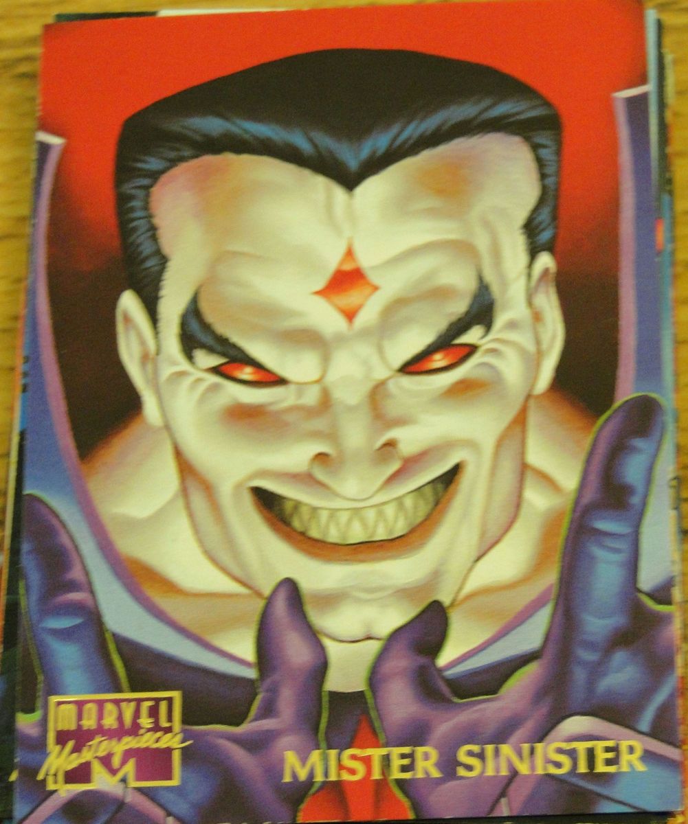 Mr Sinister 1995 Marvel Masterpieces Card 69 Peter Scanlan