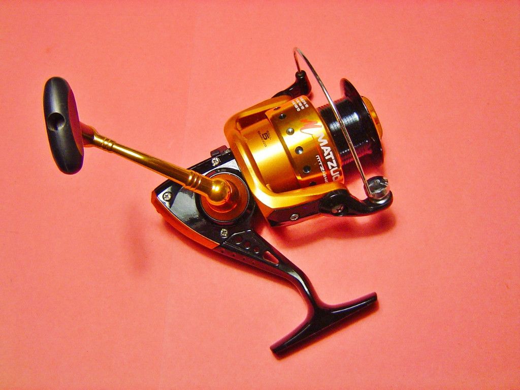 MATZUO MTZ 4140 SPINNING REEL,(LINE,RODS,LURES,FLIES,TACKLE,HOOKS,SOFT on  PopScreen