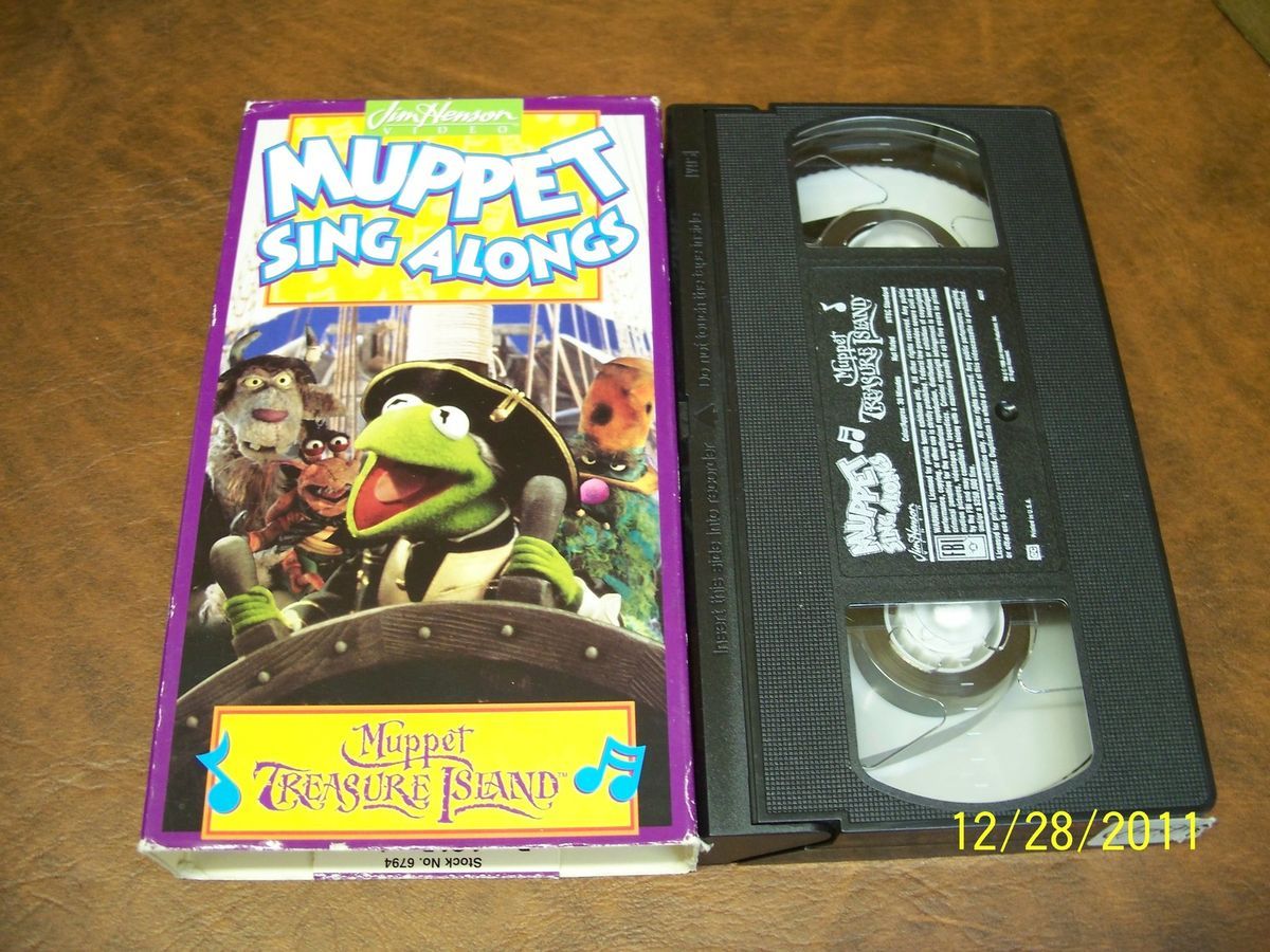 Jim Hensons Muppet Sing Alongs VHS Muppet Treasure Island