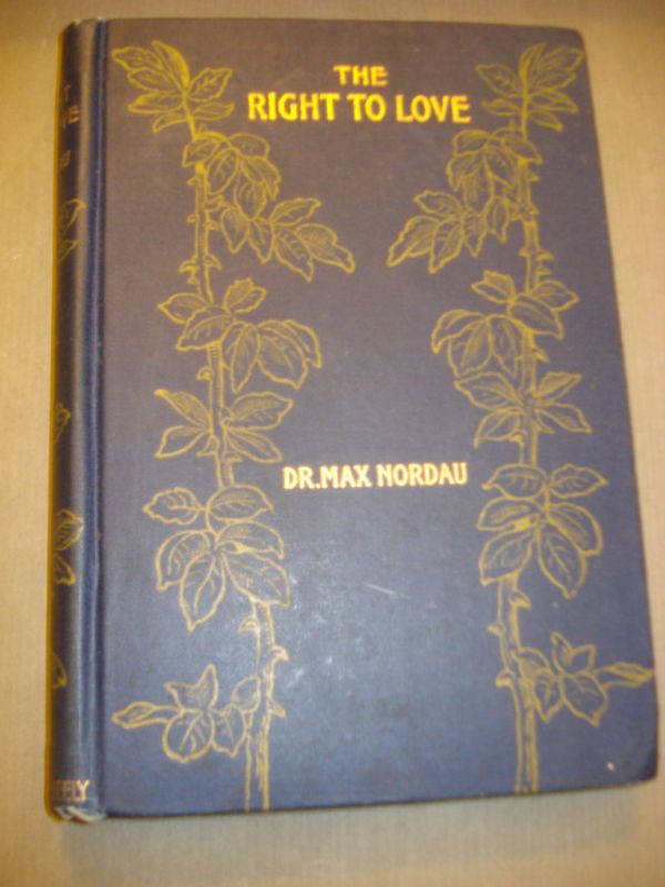 The Right to Love Max Nordau Play 1STUS 1895 Ibsen