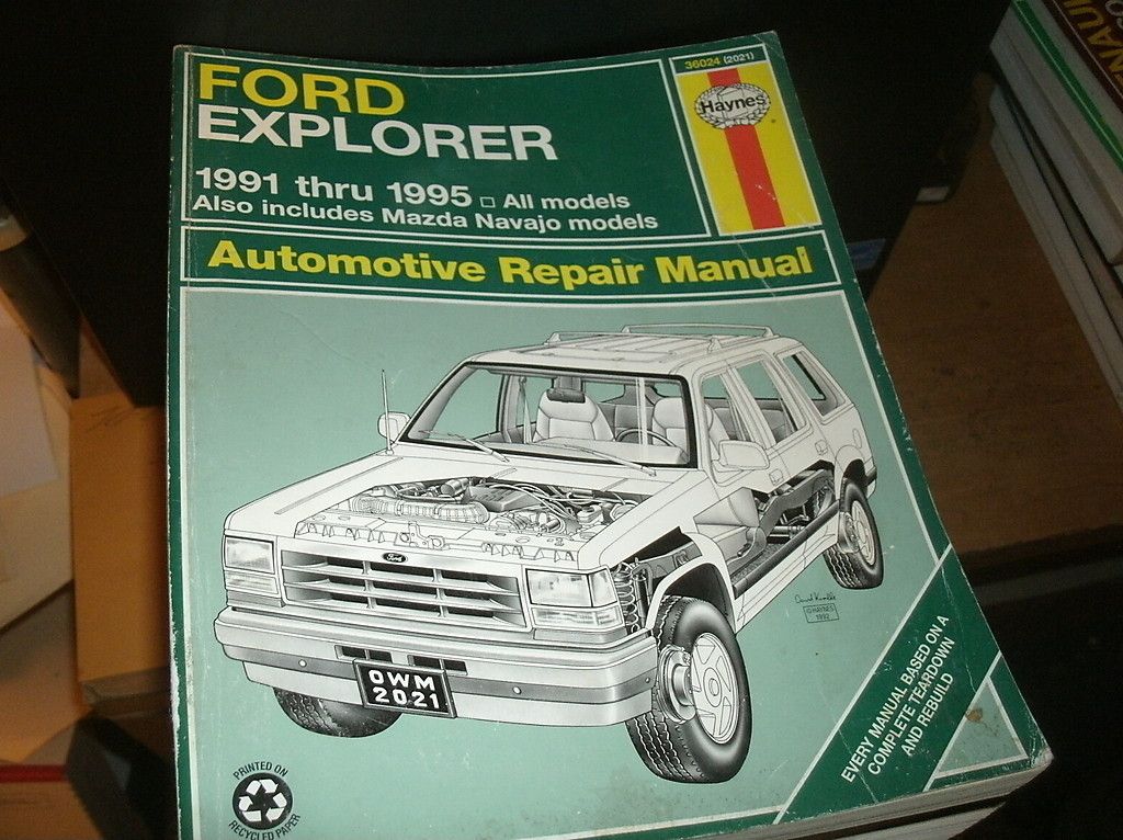 1991   1995 FORD EXPLORER AND MAZDA NAVAJO FACTORY SHOP SERVICE REPAIR