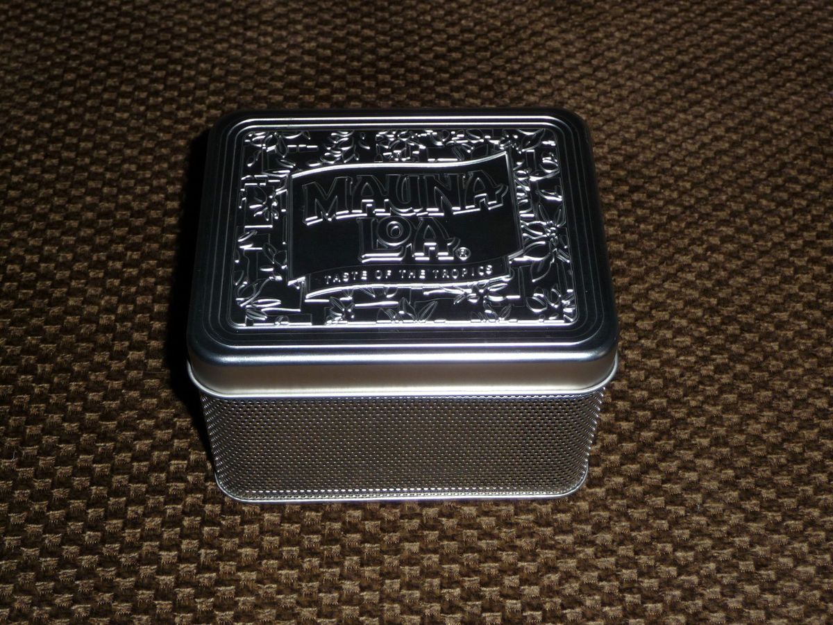 Mauna Loa Chocolate Collectors Tin Storage Canister Gift Taste of