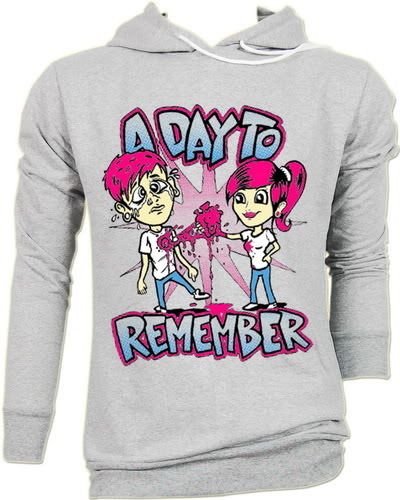 Day to Remember Jeremy McKinnon Tee Hoodie Jacket L