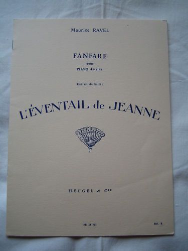 Maurice Ravel Fanfare Sheet Music