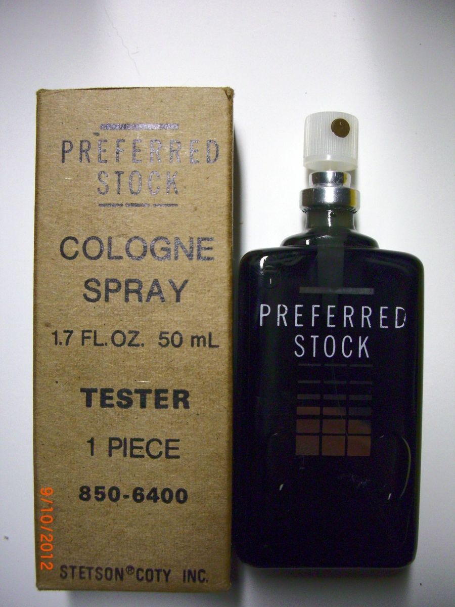 Preferred Stock Cologne Spray Mens 50 ml 1 7 FL oz Spray Tester