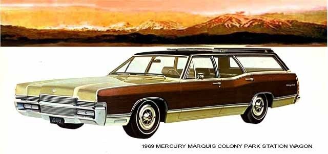 1969 Mercury Marquis Colony Park Station Wagon Magnet