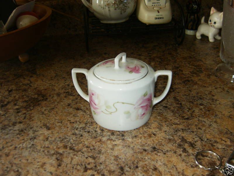 Bavarian China Sugar w Lid Really Pretty