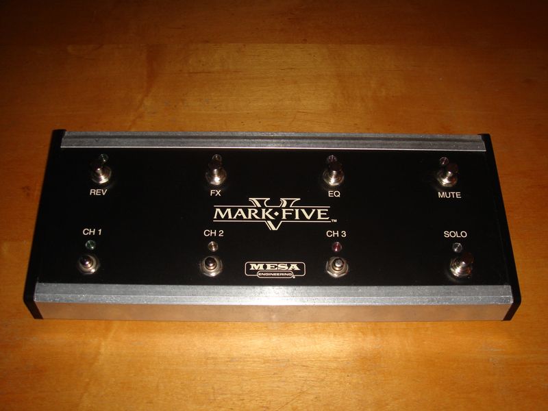 Mesa Boogie   Mark V   Footswitch Pedal   Dual Triple Rec Rectifier